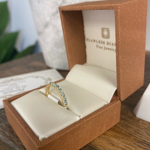 14K Yellow Gold Eternity Band - Picture 5 of 5